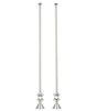 Signature Hardware Deck Mount Tub Supply Lines With Cross Handle Stops...